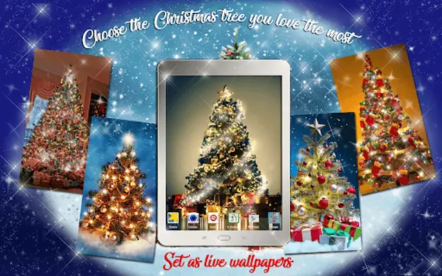 Christmas Tree Live Wallpaper android App screenshot 1