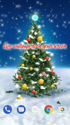 Christmas Tree Live Wallpaper android App screenshot 6